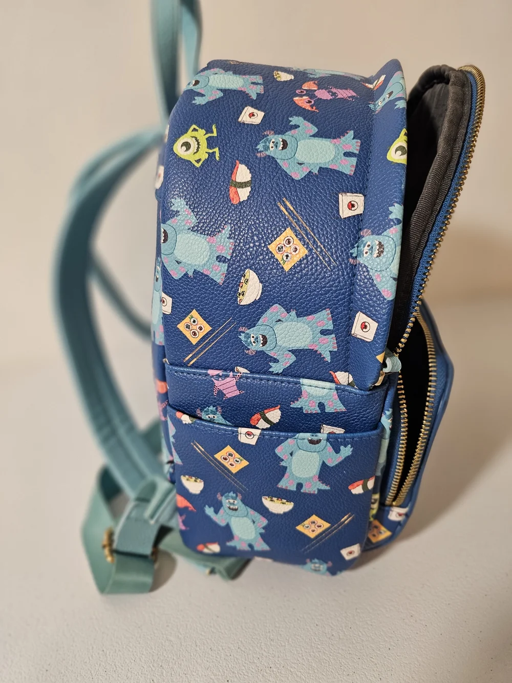 Disney Danielle Nicole Pixar Monsters Inc Mini Backpack Mike & Sulley